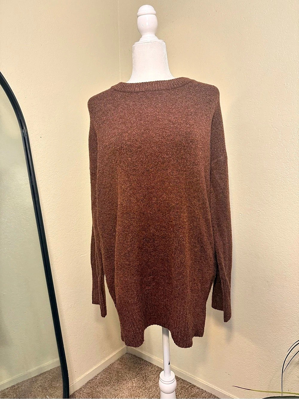 A new day Brown Knit Sweater Size Medium